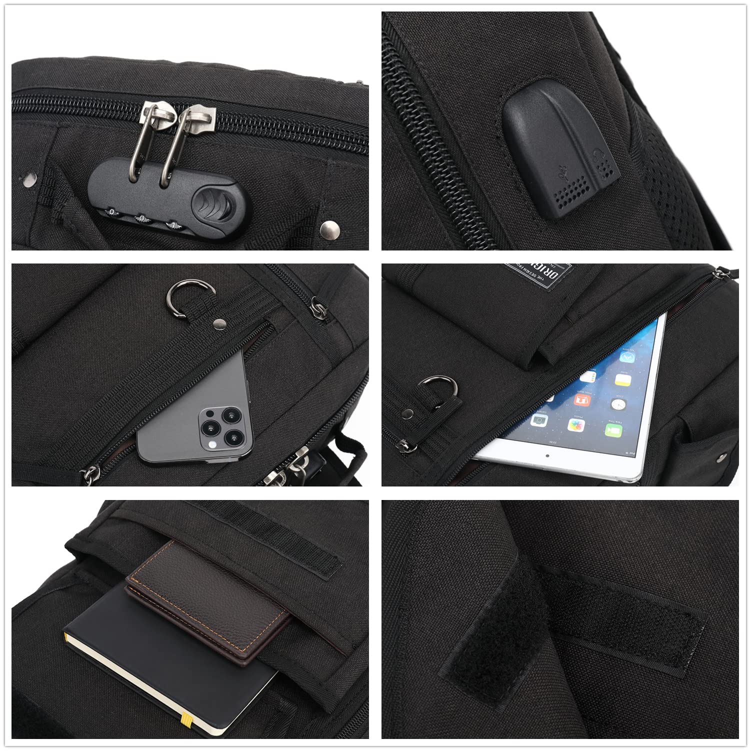 Leaper Anti-Theft Sling Bag for Men: 98% Theft-Proof Crossbody Bag with Locking Compartments - Secure Messenger Bag for Metro Commuting, Office & Business Travel for Urban Professionals - Image 7