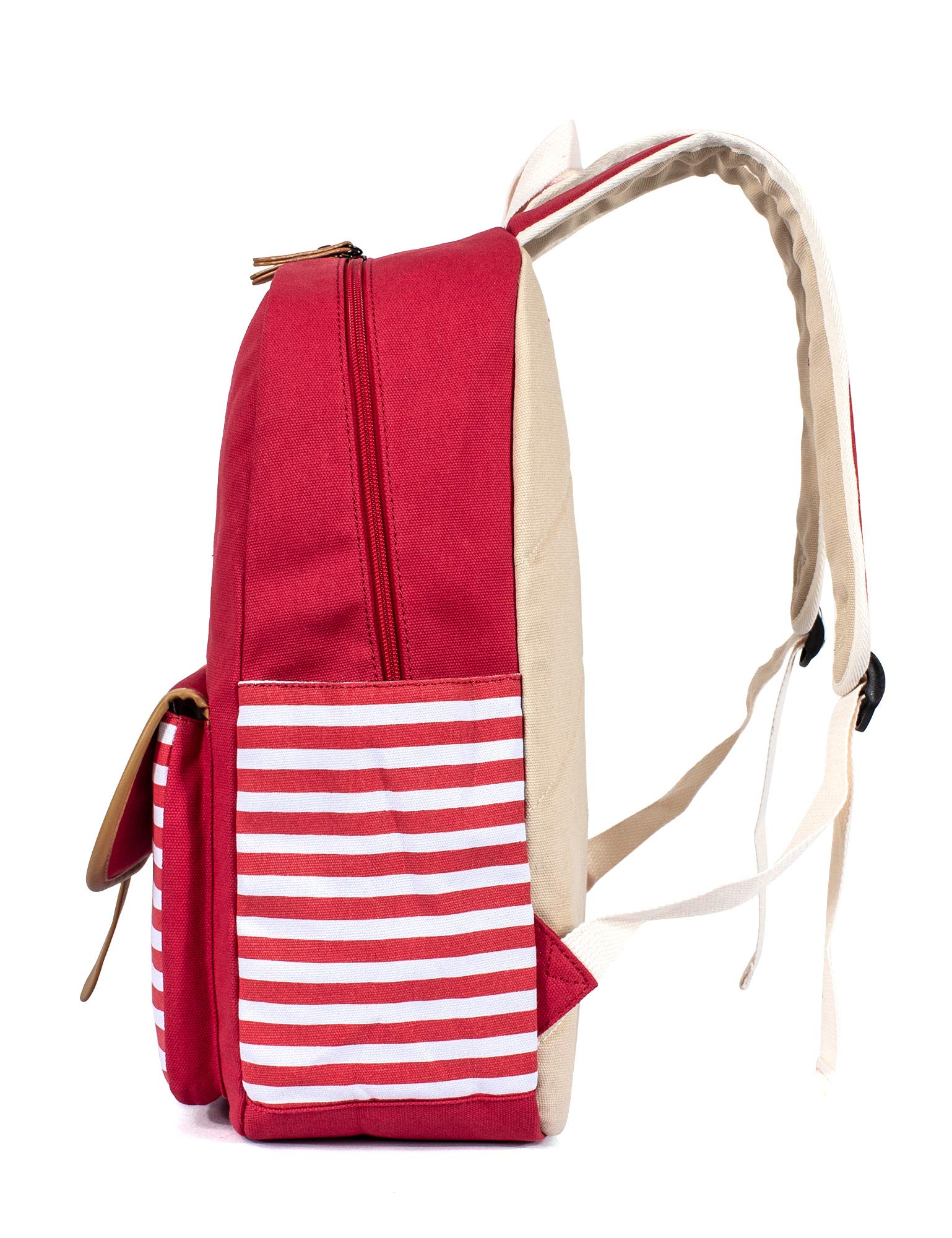 Leaper Canvas School Backpack for Girls Laptop Bag Travel Bag Bookbag Daypack - Image 6