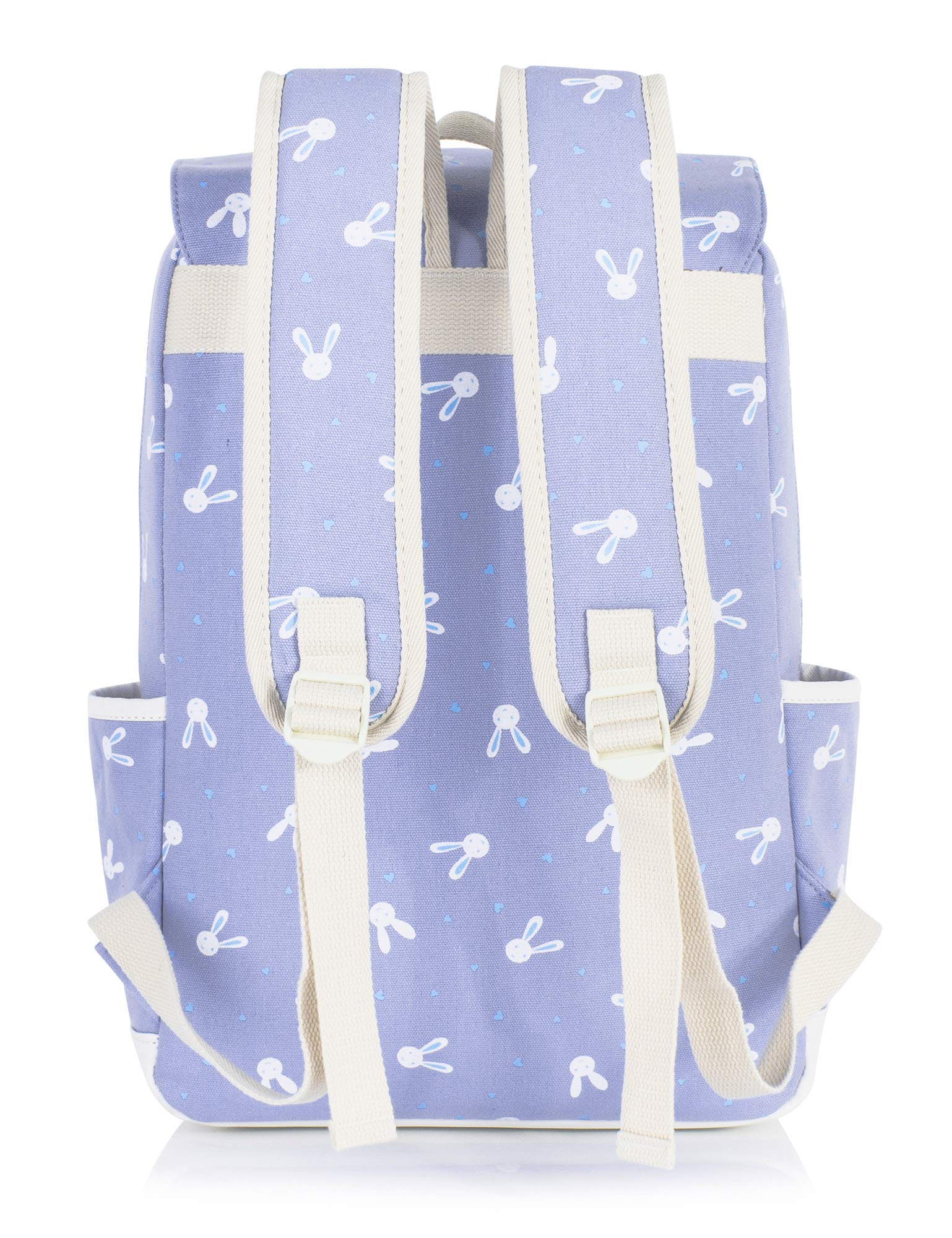 Leaper Cute Laptop Backpack Canvas Bag Daypack Satchel - Image 3