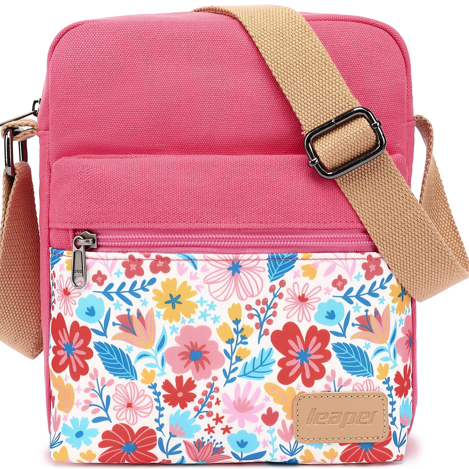 Leaper Girls Crossbody Purses for Kids 2 PCS Cross Body Bag Women Messenger Bag Girls Canvas Bag Cross Body Purse Set | for Kids, 2 PCS, Women
