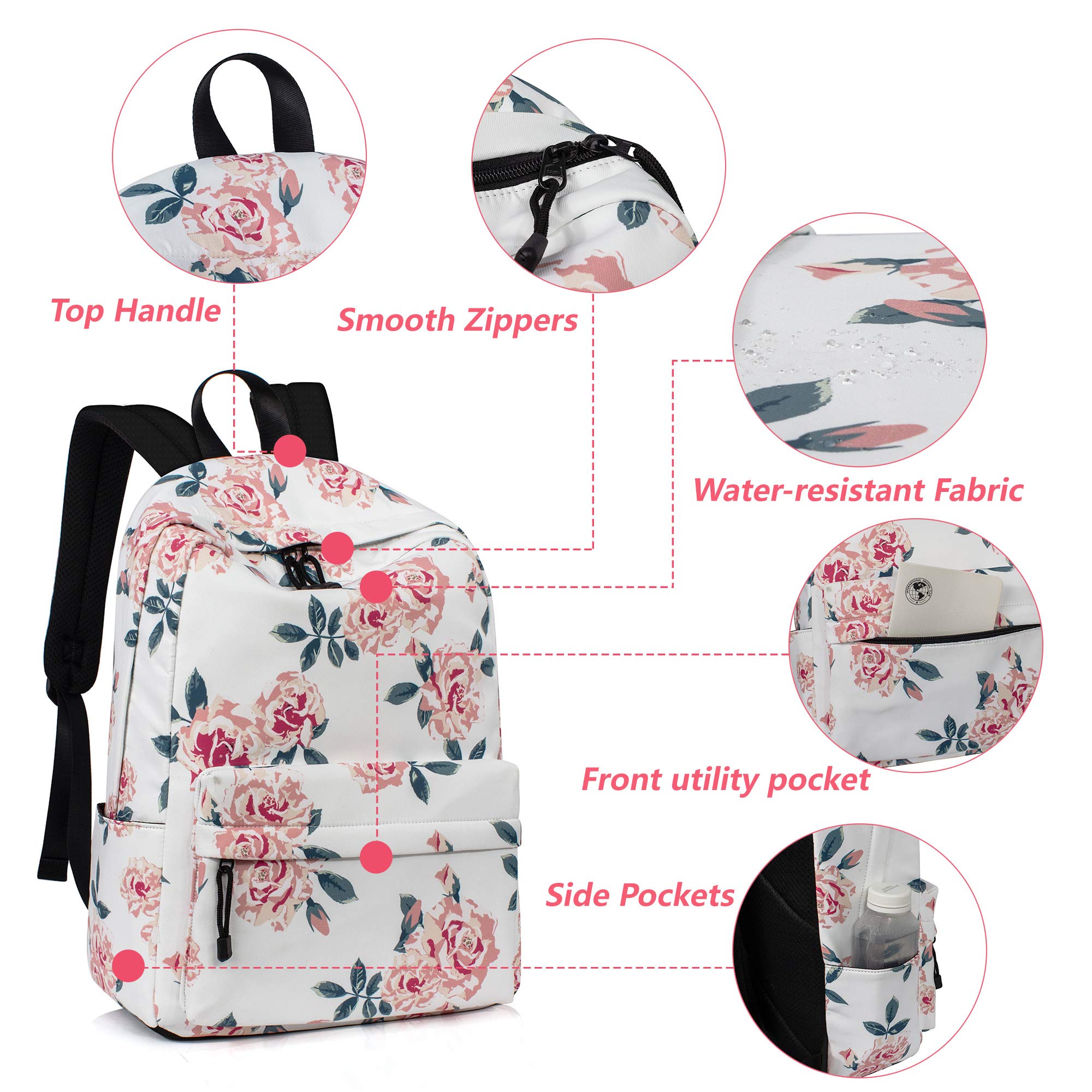 Leaper Travel Backpack for Women Girls Water Resistant Backpack for School Laptop Backpack Kids Backpack Kawaii Bookbag - Image 2