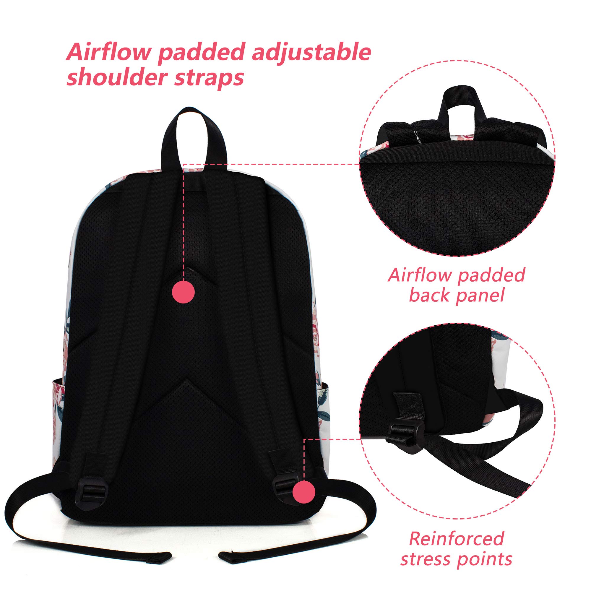 Leaper Travel Backpack for Women Girls Water Resistant Backpack for School Laptop Backpack Kids Backpack Kawaii Bookbag - Image 4