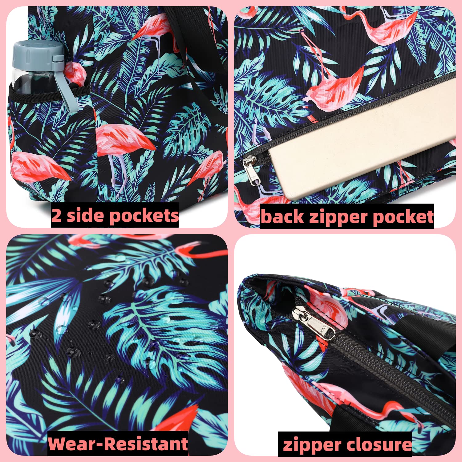 Leaper Travel Tote Bag Wear-Resistant Portable and Foldable Handbags Shoulder Bag for Gym, Beach, Travel and Daily Use - Image 8