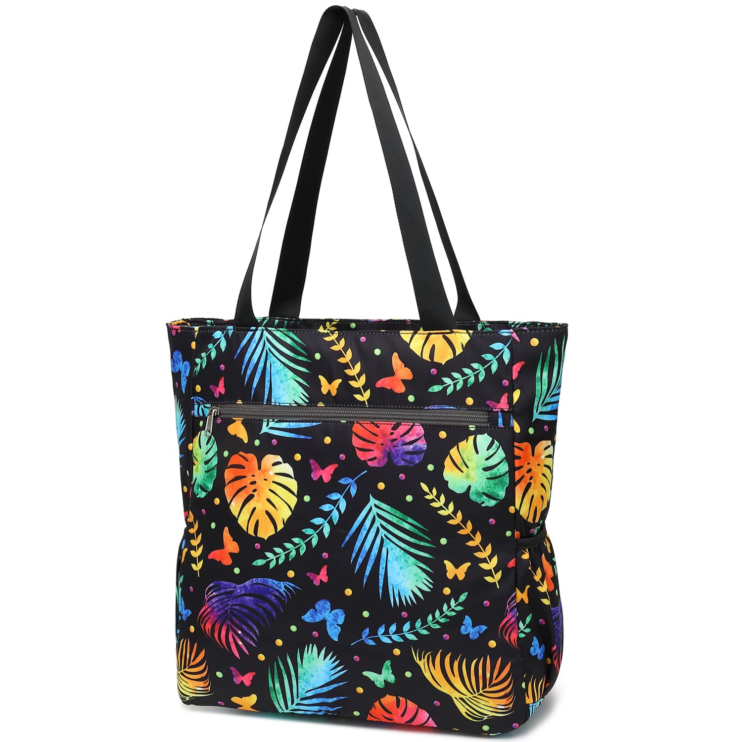 Leaper Travel Tote Bag Wear-Resistant Portable and Foldable Handbags Shoulder Bag for Gym, Beach, Travel and Daily Use - Image 2