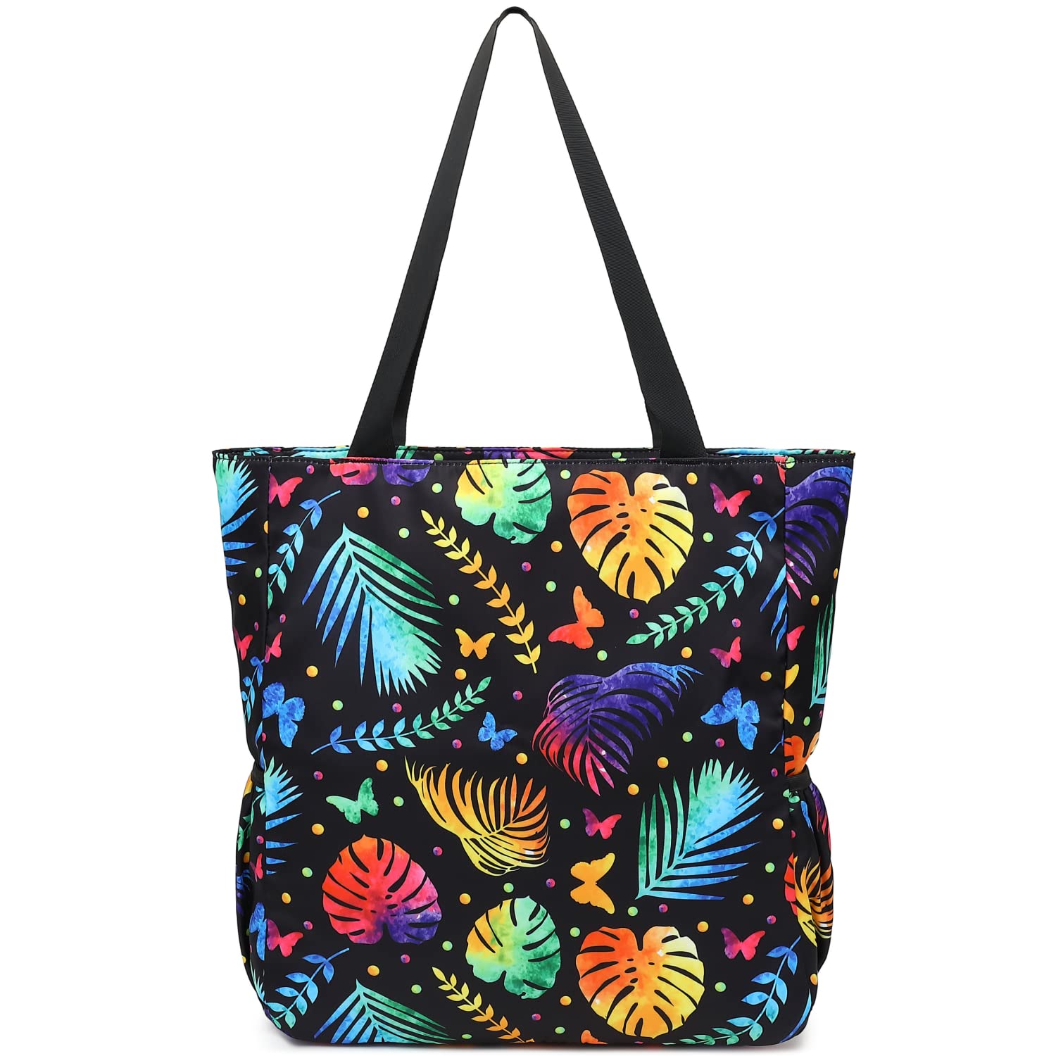Leaper Travel Tote Bag Wear-Resistant Portable and Foldable Handbags Shoulder Bag for Gym, Beach, Travel and Daily Use - Image 3